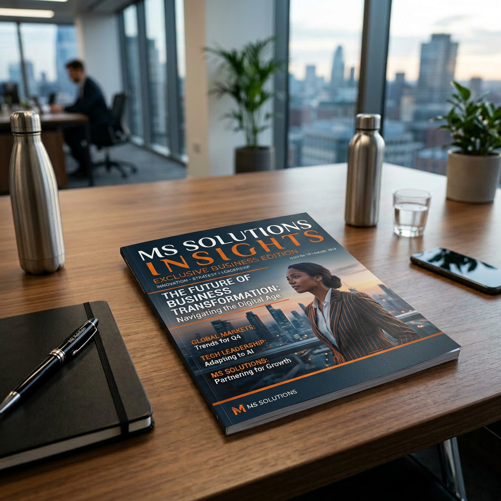 Add strong orange accents to magazine design